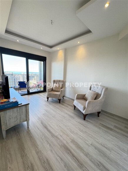 Светлый дуплекс 100 м² с видом на море в новом комплексе района Махмутлар-id-9873-фото-2