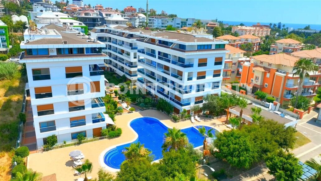 Садовый дуплекс 110 м² в районе Кестель, всего 250 м от моря-id-9874-фото-1
