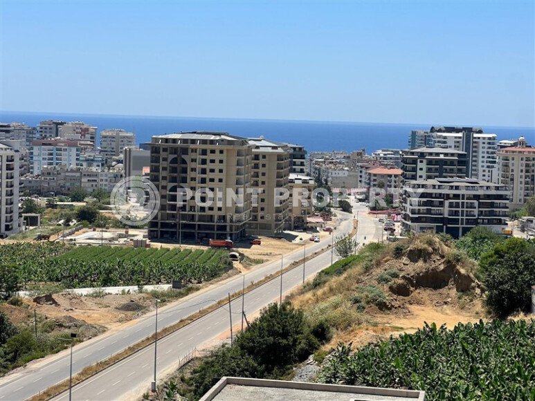 Квартира 1+1 с видом на море в новом комплексе в Махмутларе, 850 м до моря-id-9877-фото-7