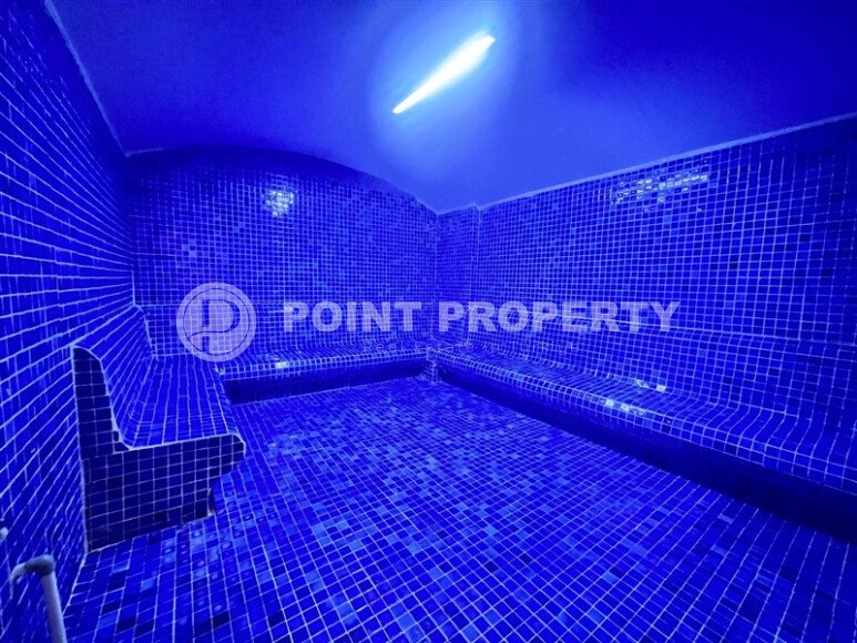 Квартира 1+1 с видом на море в новом комплексе в Махмутларе, 850 м до моря-id-9877-фото-10