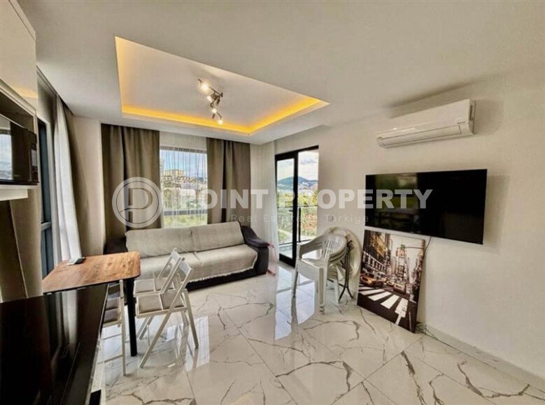 Светлая квартира 58 м² в Махмутларе с видом на море и горы-id-9880-фото-2