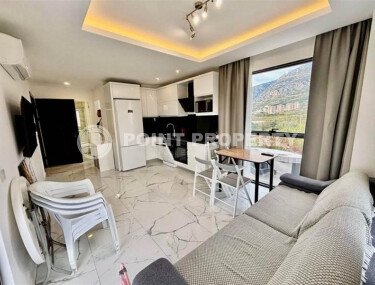 Светлая квартира 58 м² в Махмутларе с видом на море и горы-id-9880-фото-3