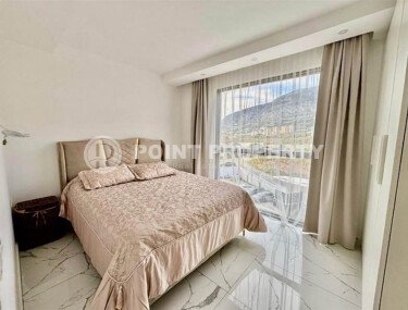 Светлая квартира 58 м² в Махмутларе с видом на море и горы-id-9880-фото-4