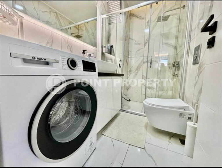 Светлая квартира 58 м² в Махмутларе с видом на море и горы-id-9880-фото-5