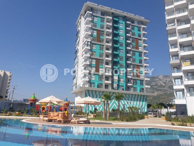 Светлая квартира 58 м² в Махмутларе с видом на море и горы-id-9880-фото-8