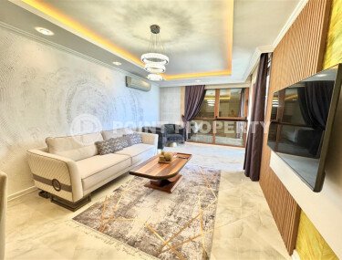 Stylish 50 m² apartment with sea view on the first line in Oba (Obagol)-id-9883-photo-2