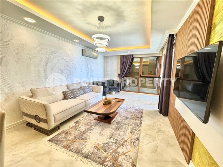 Stylish 50 m² apartment with sea view on the first line in Oba (Obagol)-id-9883-photo-2