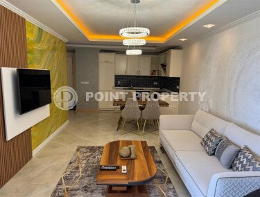 Stylish 50 m² apartment with sea view on the first line in Oba (Obagol)-id-9883-photo-4