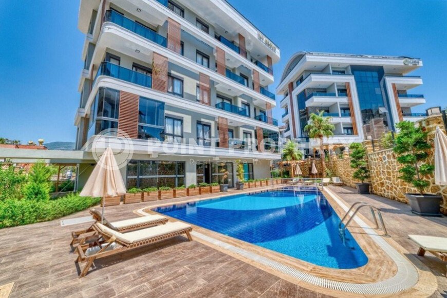 New apartment 40 m² in the Oba area in a complex with developed infrastructure-id-9881-photo-1