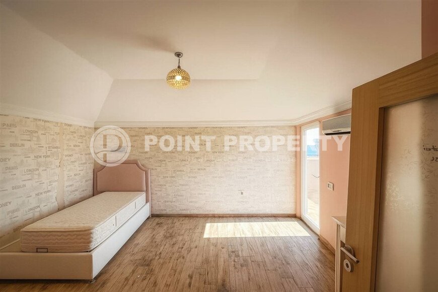 Просторный дуплекс 4+1 площадью 190 м² в Тосмуре с видом на море и ВНЖ-id-9884-фото-9