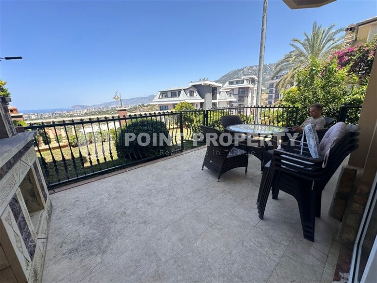 Furnished villa 165 m² with sea view, with garden in Kargicak, in a complex with hotel infrastructure-id-9895-photo-17