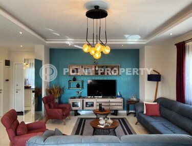 Furnished duplex 150 m² with sea view in Kargicak, 300 m from the beach-id-9896-photo-3