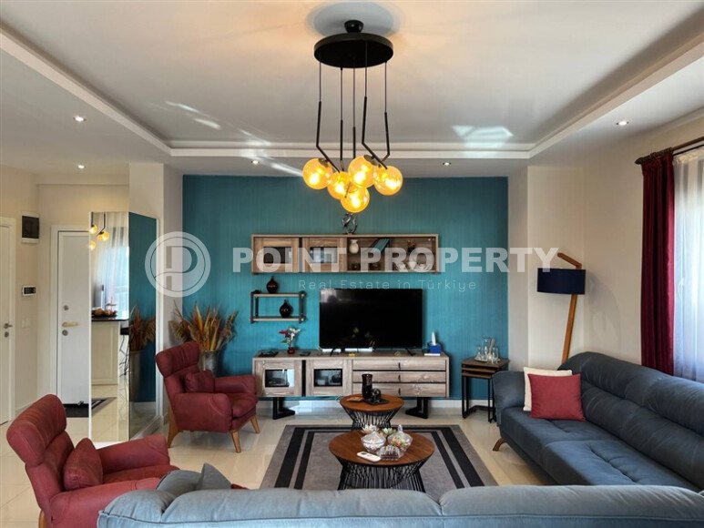 Furnished duplex 150 m² with sea view in Kargicak, 300 m from the beach-id-9896-photo-3