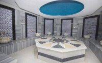 Studio apartment with sea view in a complex on the first coastline in the center of Mahmutlar-id-9899-photo-14
