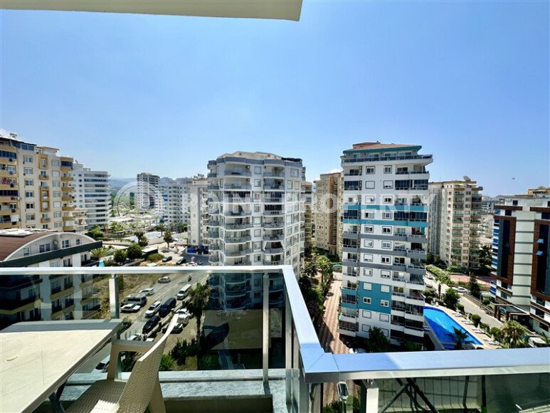 Срочная продажа квартиры 1+1 с мебелью в комплексе с отельной инфраструктурой в Махмутларе-id-9906-фото-9