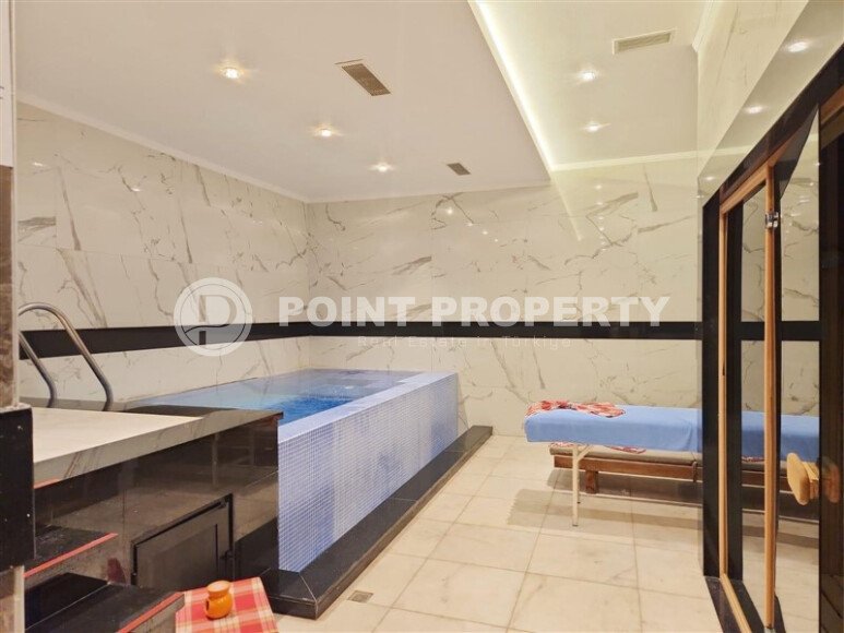 Срочная продажа квартиры 1+1 с мебелью в комплексе с отельной инфраструктурой в Махмутларе-id-9906-фото-17