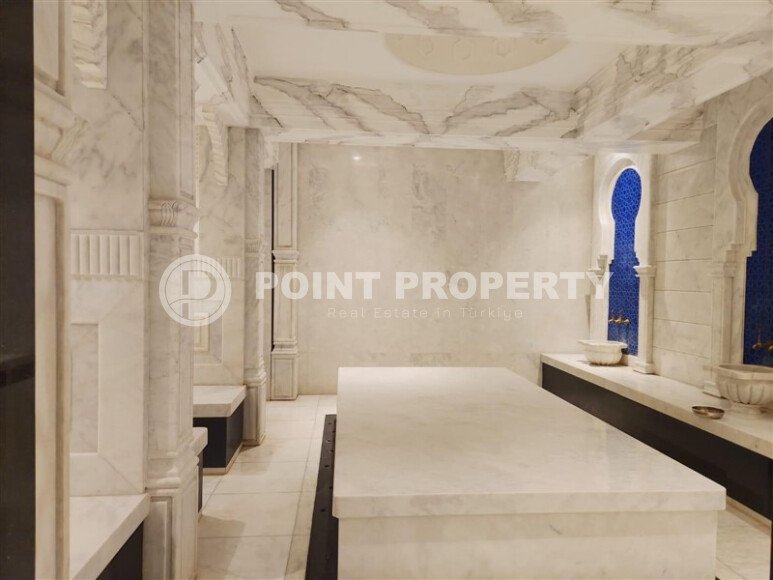 Срочная продажа квартиры 1+1 с мебелью в комплексе с отельной инфраструктурой в Махмутларе-id-9906-фото-21