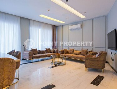 Шикарный дуплекс 3+1 площадью 208 м² с панорамным видом на море и горы в премиальном комплексе Оба, вид на жительство-id-9911-фото-3