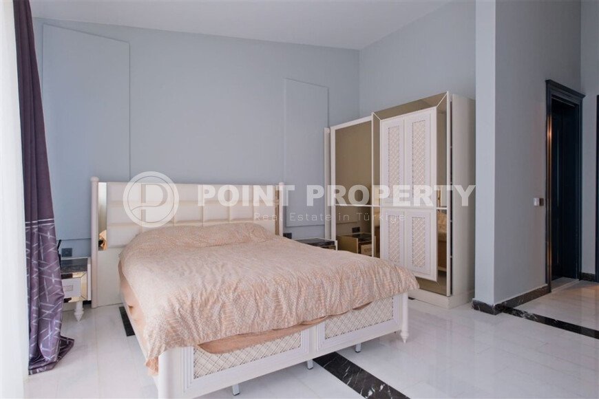 Шикарный дуплекс 3+1 площадью 208 м² с панорамным видом на море и горы в премиальном комплексе Оба, вид на жительство-id-9911-фото-7