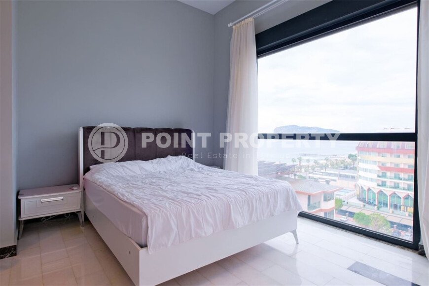 Шикарный дуплекс 3+1 площадью 208 м² с панорамным видом на море и горы в премиальном комплексе Оба, вид на жительство-id-9911-фото-10