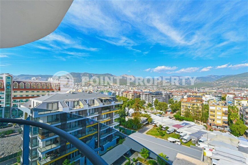 Шикарный дуплекс 3+1 площадью 208 м² с панорамным видом на море и горы в премиальном комплексе Оба, вид на жительство-id-9911-фото-20