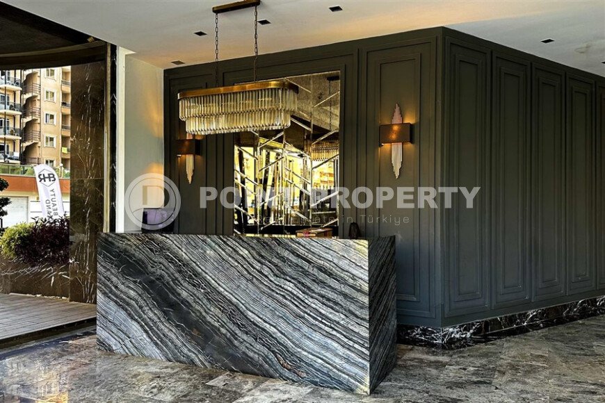 Шикарный дуплекс 3+1 площадью 208 м² с панорамным видом на море и горы в премиальном комплексе Оба, вид на жительство-id-9911-фото-26