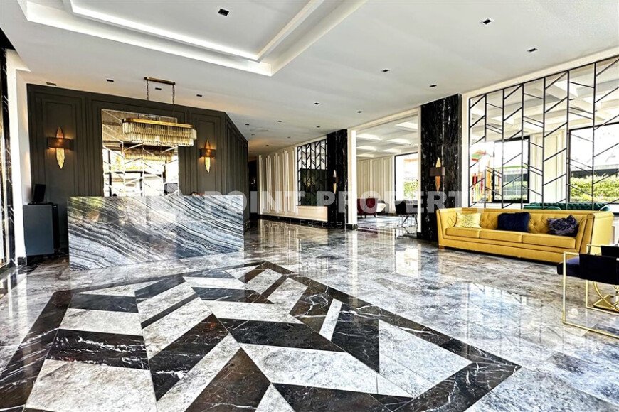 Шикарный дуплекс 3+1 площадью 208 м² с панорамным видом на море и горы в премиальном комплексе Оба, вид на жительство-id-9911-фото-33