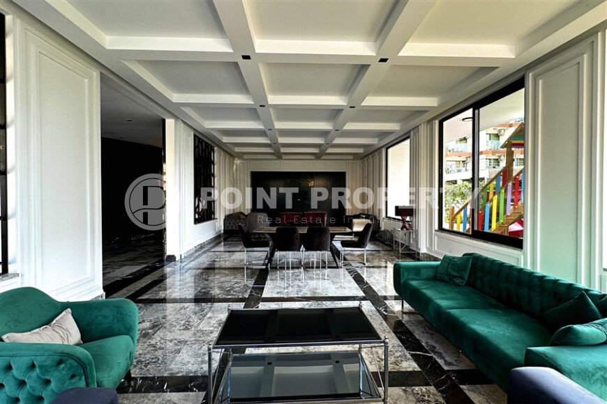 Шикарный дуплекс 3+1 площадью 208 м² с панорамным видом на море и горы в премиальном комплексе Оба, вид на жительство-id-9911-фото-36