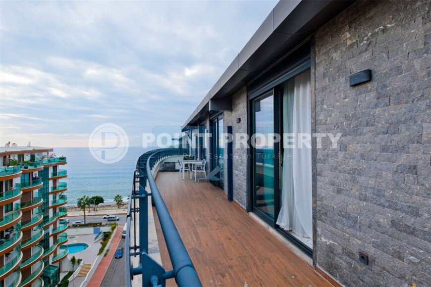 Шикарный дуплекс 3+1 площадью 208 м² с панорамным видом на море и горы в премиальном комплексе Оба, вид на жительство-id-9911-фото-38