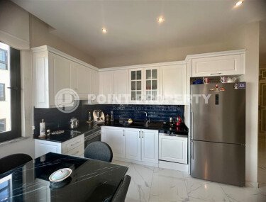 Apartment 2+1 85 m² with sea view and citizenship in Oba area, first line-id-9912-photo-3