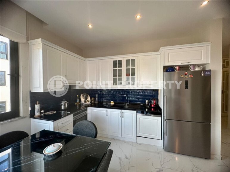 Квартира 2+1 85 м² с видом на море и гражданством в районе Оба, первая линия-id-9912-фото-3