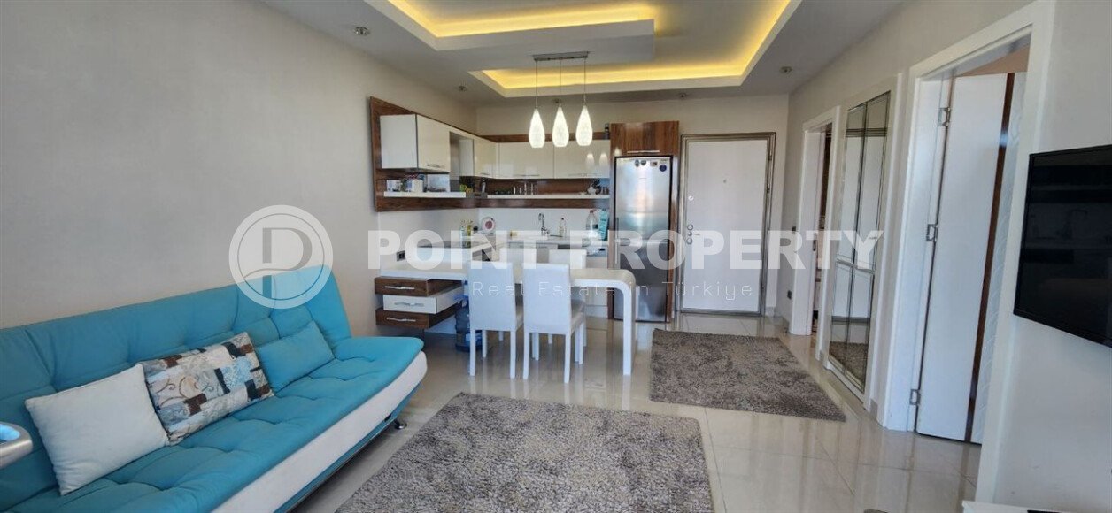 Комфортабельная квартира 1+1 с видами на горы и море в Махмутларе – 70 м²-id-9914-фото-3