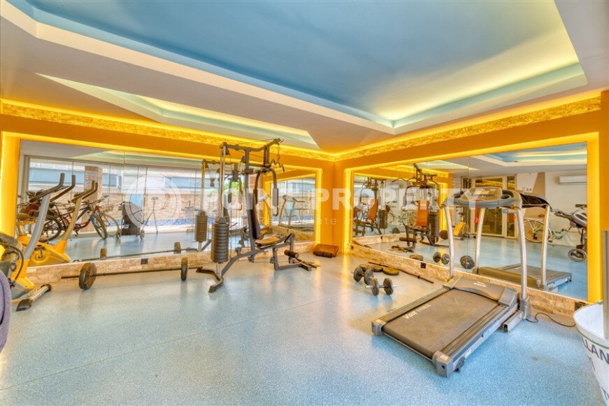 Меблированная квартира 1+1 в элитном комплексе в центре Аланьи — 10 минут до Красной башни-id-9925-фото-12