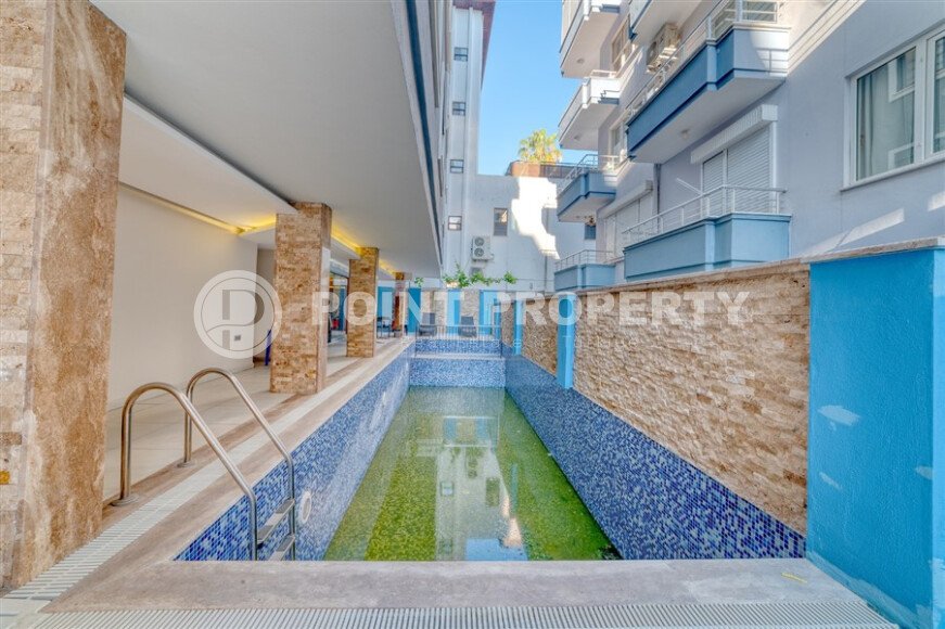 Меблированная квартира 1+1 в элитном комплексе в центре Аланьи — 10 минут до Красной башни-id-9925-фото-14