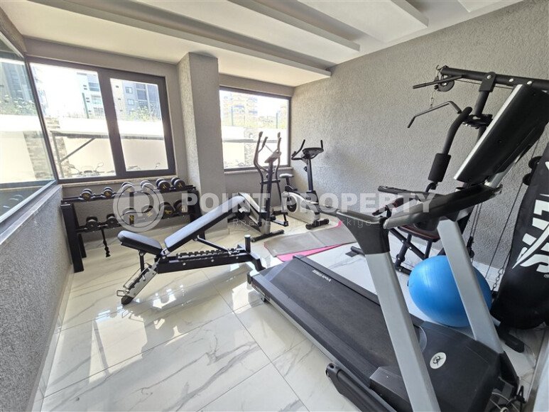 Светлая квартира 1+1 площадью 50 м² с видом на горы в жилом комплексе 2022 года в районе Каргыджак-id-9931-фото-7