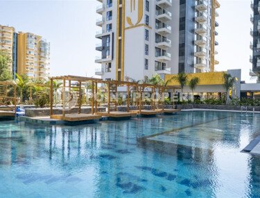 Стильная квартира 50 м² в районе Махмутлар в престижном комплексе на первой линии с частичным видом на море-id-9947-фото-7