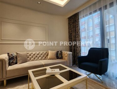 Стильная квартира 50 м² в районе Махмутлар в престижном комплексе на первой линии с частичным видом на море-id-9947-фото-2