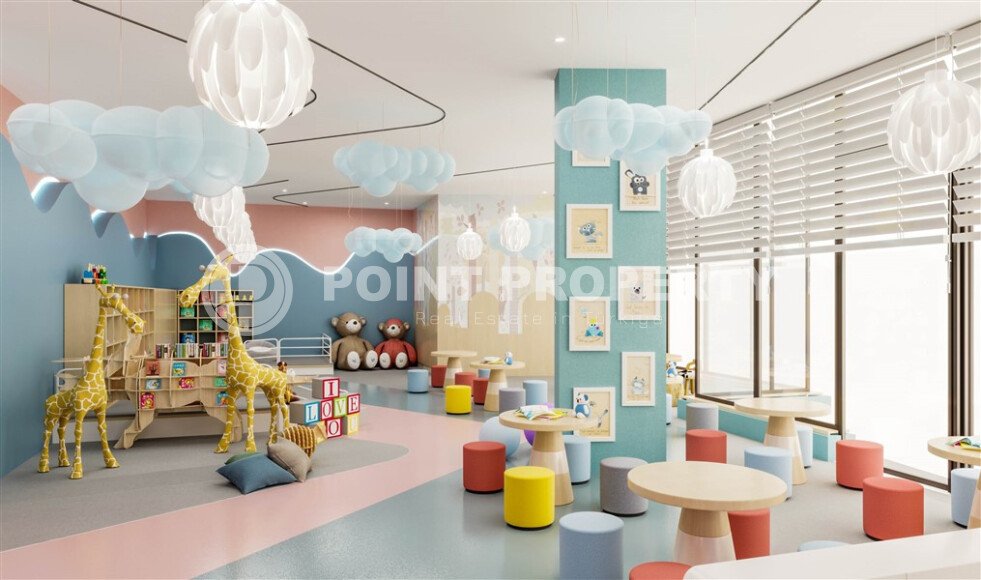 Stylish apartment 50 m² in Mahmutlar area in a prestigious complex on the first line with partial sea view-id-9947-photo-8