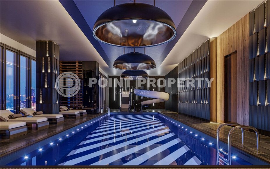 Stylish apartment 50 m² in Mahmutlar area in a prestigious complex on the first line with partial sea view-id-9947-photo-11