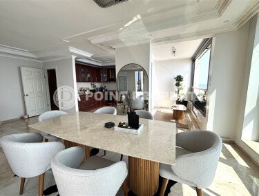 Spacious duplex 200 m² with panoramic view of the sea and Kale in the Tosmur area-id-9963-photo-3