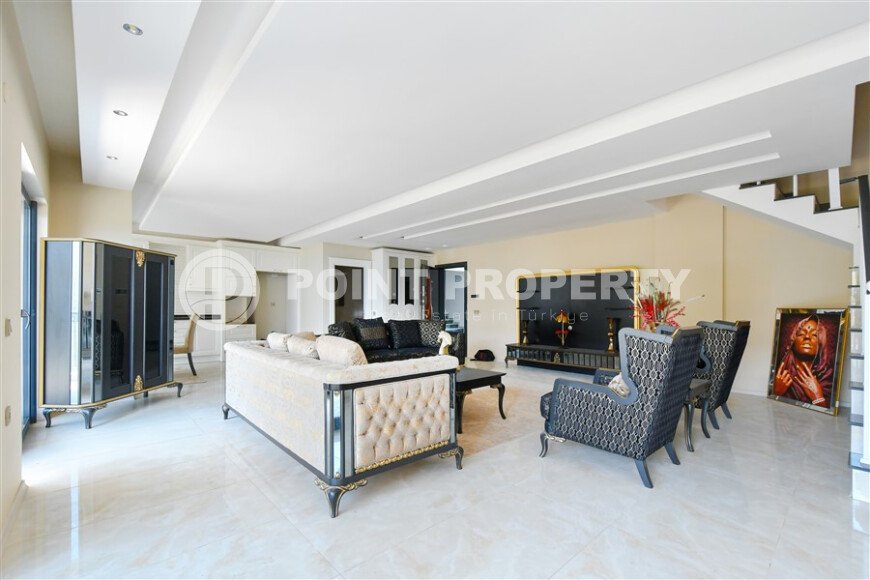 Меблированный дуплекс 3+1 с видом на море, 160 м², район Каргыджак-id-9966-фото-2