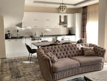 Меблированный садовый дуплекс 2+1 площадью 135 м² в комплексе, Каргыджак-id-9967-фото-2