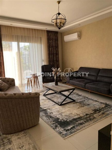 Меблированный садовый дуплекс 2+1 площадью 135 м² в комплексе, Каргыджак-id-9967-фото-4