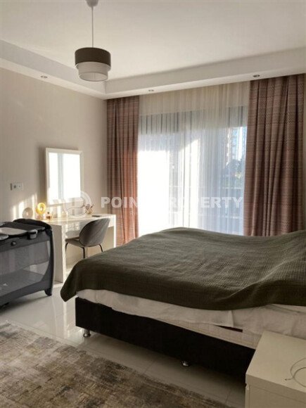 Меблированный садовый дуплекс 2+1 площадью 135 м² в комплексе, Каргыджак-id-9967-фото-7