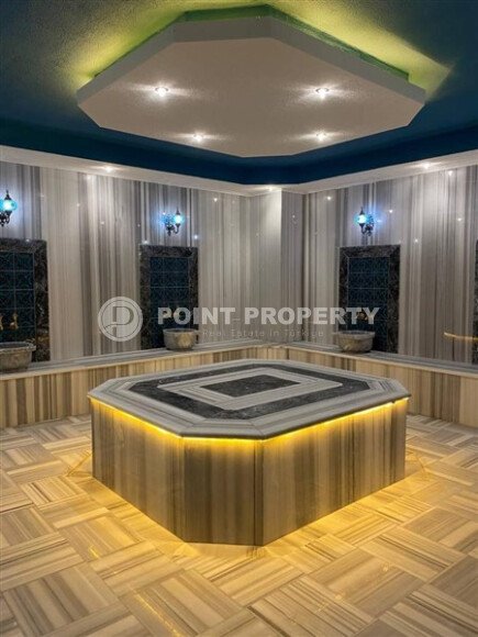 Меблированный садовый дуплекс 2+1 площадью 135 м² в комплексе, Каргыджак-id-9967-фото-8