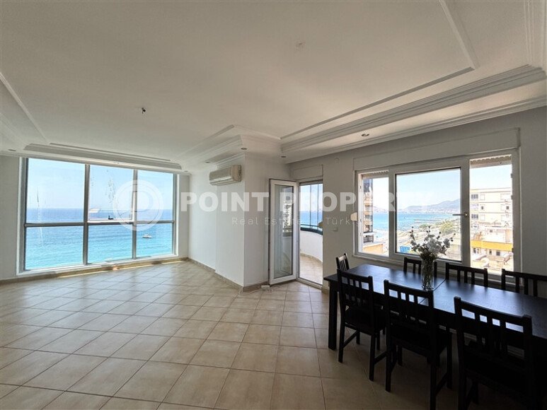 Частично меблированная квартира 3+1 с видом на море, 140 м², район Тосмур с видом на жительство.-id-9972-фото-2