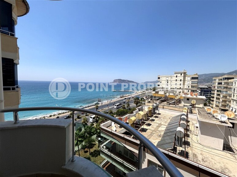 Частично меблированная квартира 3+1 с видом на море, 140 м², район Тосмур с видом на жительство.-id-9972-фото-11