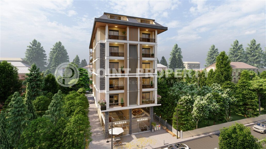 Новый проект на этапе строительства с беспроцентной рассрочкой в 500 метрах от моря в Махмутларе-id-9986-фото-4