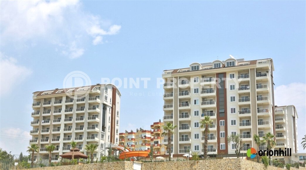 Комфортабельная квартира 90 м² в районе Авсаллар в комплексе с собственным пляжем-id-9991-фото-1