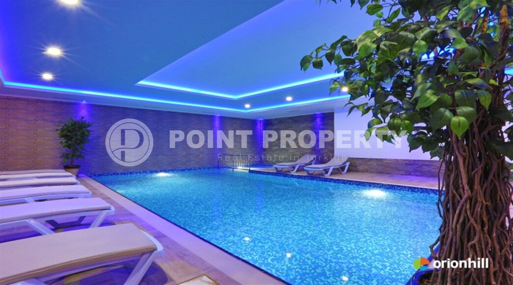 Комфортабельная квартира 90 м² в районе Авсаллар в комплексе с собственным пляжем-id-9991-фото-10